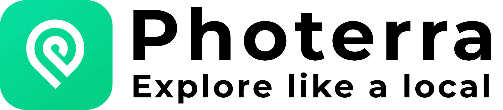 Photerra Social Travel App Logo